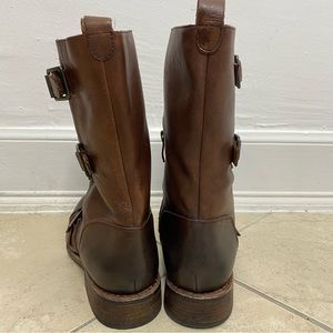 Vince Camuto Women’s Brown Moto Boots Size 7.5